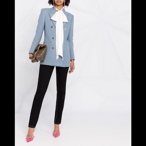 Balmain high rise skinny jeans